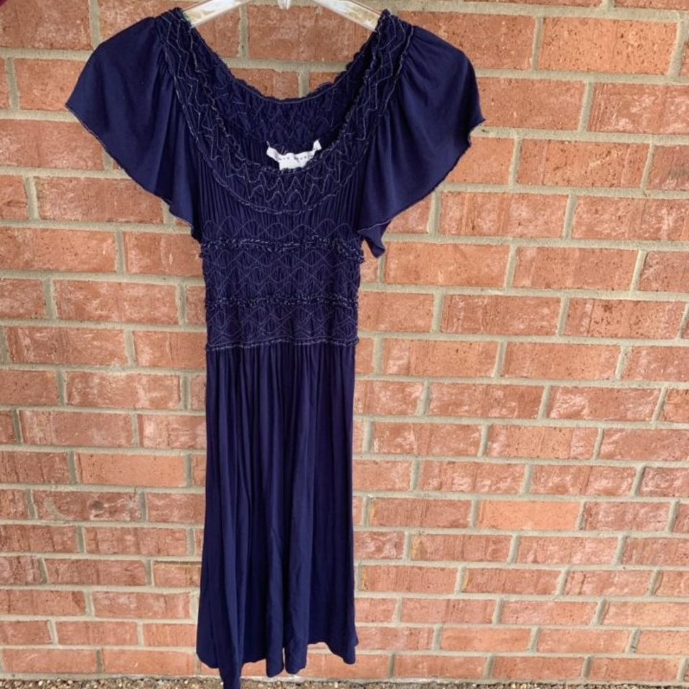 Navy Blue Max Studio dress